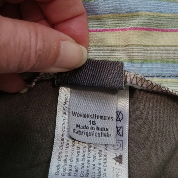 Mountain Equipment Coop MEC women brown khaki shorts sizec16 - Picture 5 of 7